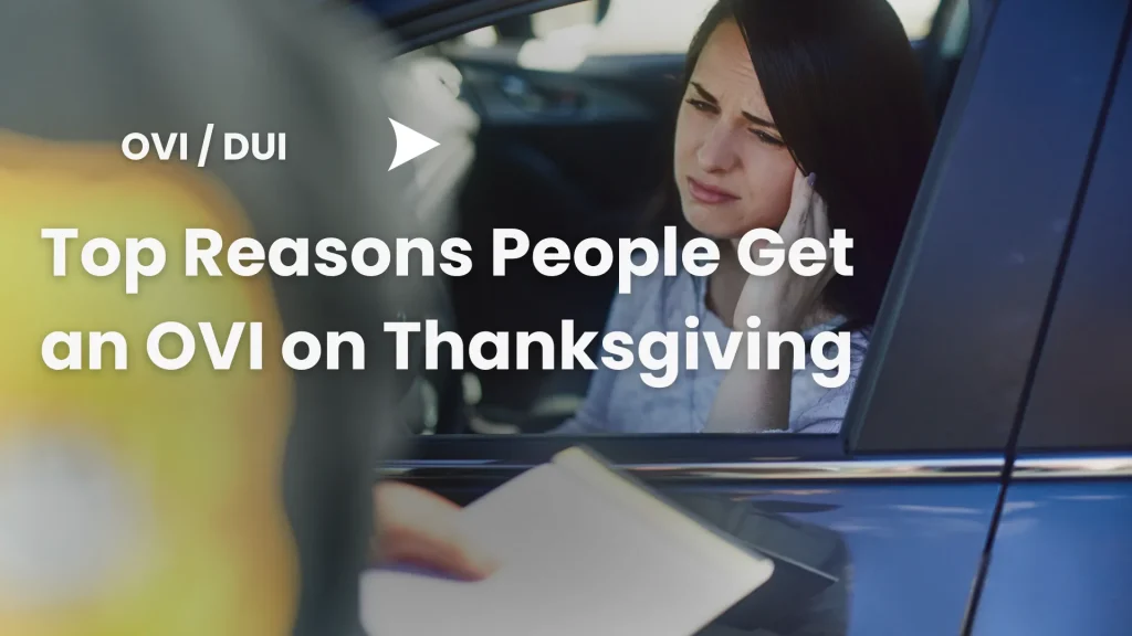 Top Reasons People Get an OVI on Thanksgiving Image